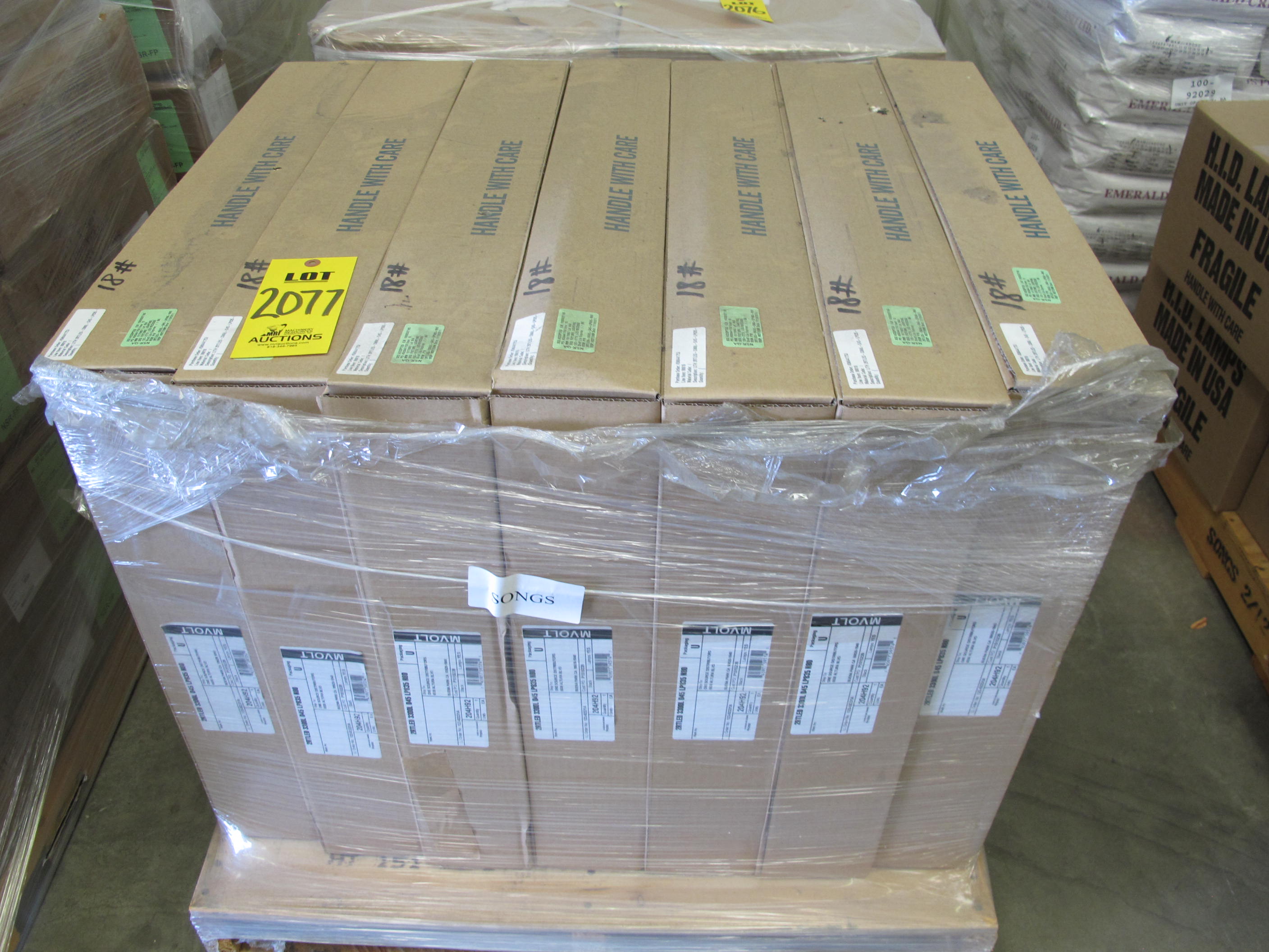 LOT (7) FIXTURES, LIGHTING TYPE, 120-277 VOLT, 3300L LAMP, 45 WATT, RECESSED LED KIND. 2' X 2' SIZE, DIMMABLE FUNCTION, 2RTLED SERIES, 3500K COLOR TEMPERATURE (W-44) LOADING & HANDLING FEE $15-